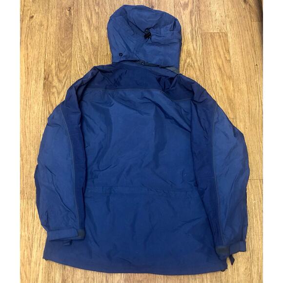 Solstice Microshed Blue Velcro Zippered Ski Snow Jacket Parka Size Large - Picture 3 of 16